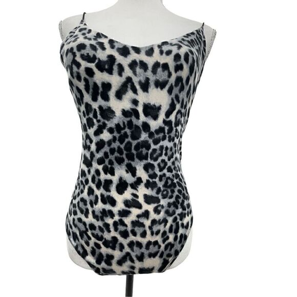 Gaze Leopard print Body suit size medium - Picture 11 of 14